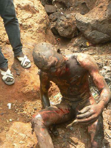 See the Underground Ritualist Den Discovered Along Lagos-Abeokuta Highway (Photos)