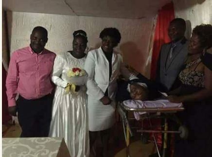 Seriously Ill Man Weds His Wife While on Sick Bed in Hospital (Photos)