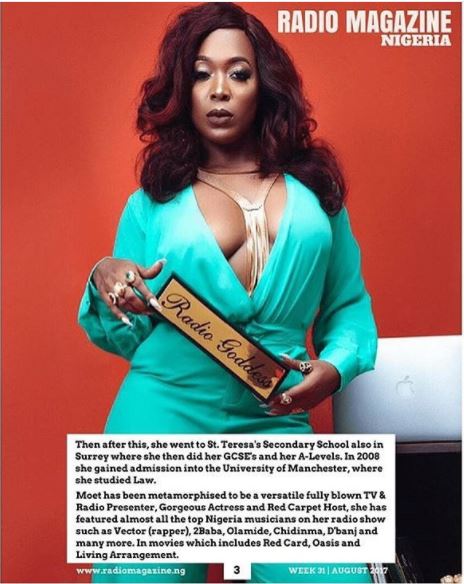 Ridiculous! Soundcity OAP, Moet Abebe Rocks Open Chest Outfit (Photos)