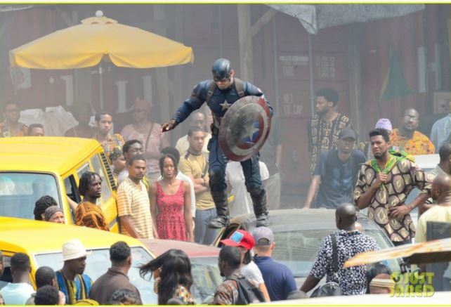 Behind The Scene: Captain America Civil War Parts Shot in 'Lagos' (Photos)