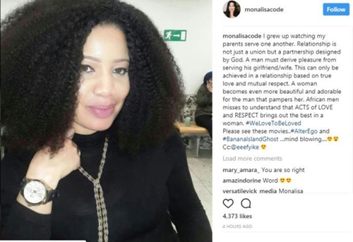 Acts of Love, Respect Brings Out the Best in a Woman - Monalisa Chinda Writes on Relationships