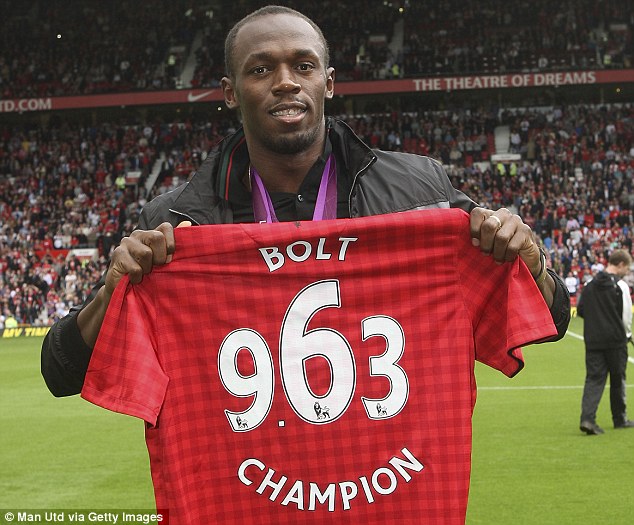 World Fastest Man, Usain Bolt to Play for Manchester United... See Details