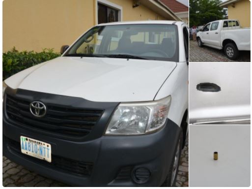 Gunmen Attack EFCC Headquarters in Abuja, Leave Warning Message (Photos)