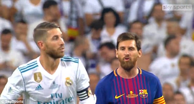 Revealed: Checkout What Messi told Ramos During Barcelona's Spanish Super Cup Defeat (Video)
