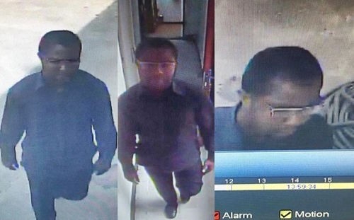 See the Face a Young Man Caught on CCTV Allegedly Stealing Two Laptops from an Office in Lagos (Photos)