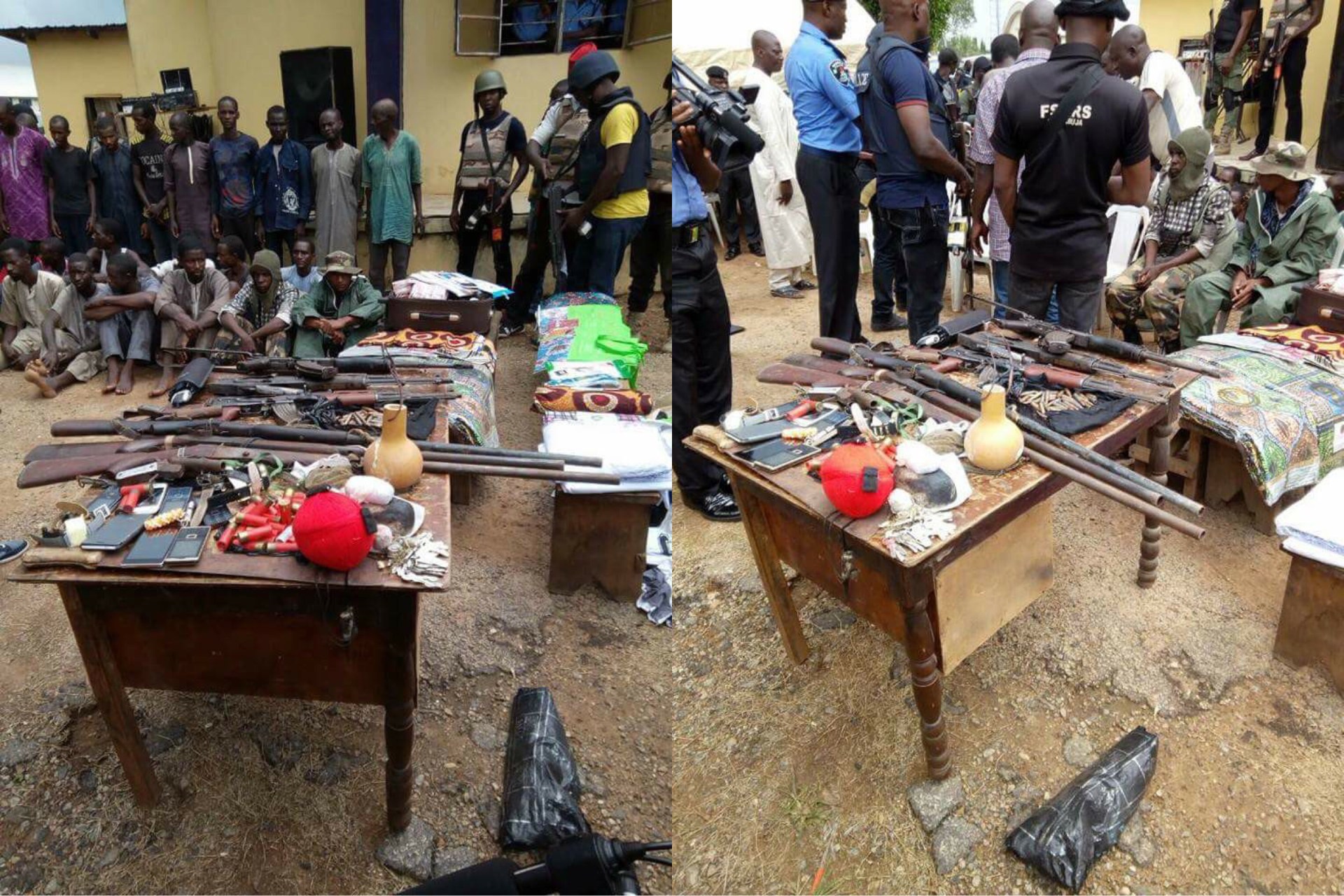 Deadly Kidnappers Caught With Charms, Ammunitions and Stolen Properties in Niger State (Photo)