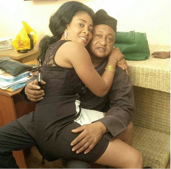 Suggestive Photo of Legendary Actor Jide Kosoko and Daughter Surfaces Online