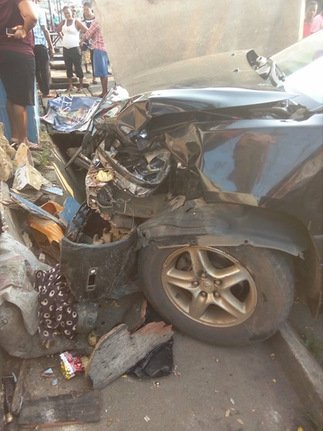 Too Horrific! Young Girl Helping Her Mum Fry Akara Crushed to Death by Lexus Jeep in Owerri (Photos)