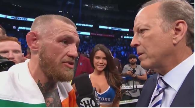 Conor McGregor Reacts to His Loss Against Mayweather