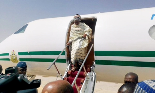 President's Wife, Aisha Buhari Jets Out of Nigeria...Find Out Why
