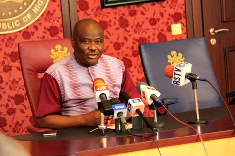 Gov. Wike Swears-in 14 New Commissioners, 1 Perm Sec, Says 'There's Nothing to Eat' (See Full List)