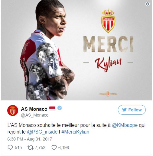 Mbappe Finally Signs for PSG as Transfer Window Draws to a Close