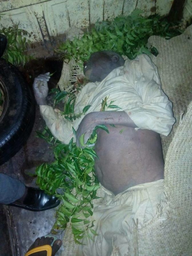 Oh No! Old Man Allegedly Killed and Dumped at the Bank of a River in Katsina (Graphic Photos)