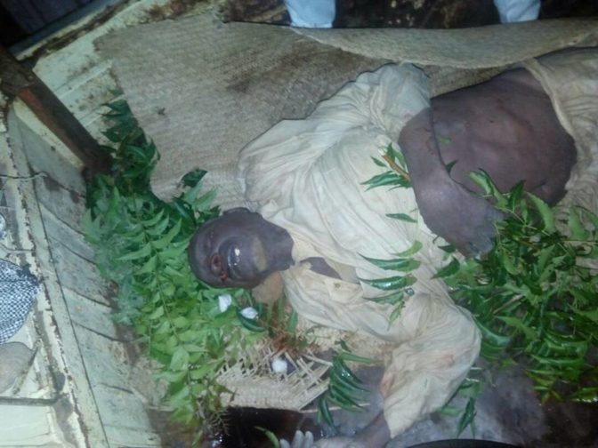 Oh No! Old Man Allegedly Killed and Dumped at the Bank of a River in Katsina (Graphic Photos)