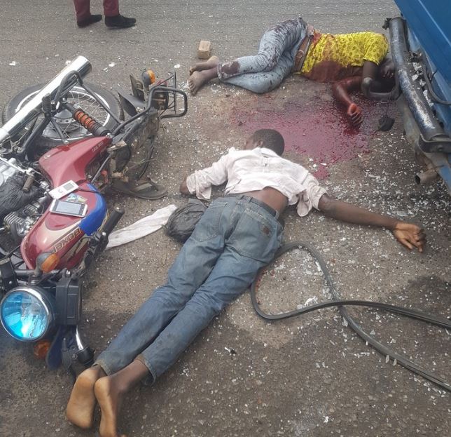 Bloody Accident Takes Place on Third Mainland Bridge, Lagos (Photos)