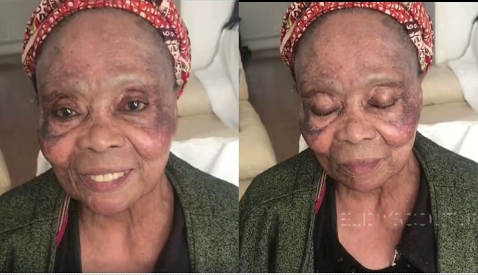 Omg! See How 89-year-old Grandmother Transformed into a Beauty With Makeup (Watch Video)