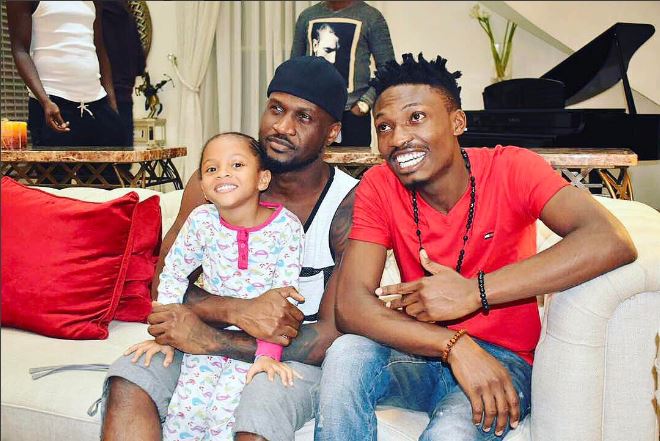 #BBNaija Winner Efe Pays Psquare Brothers a Surprise Visit (See Photos)