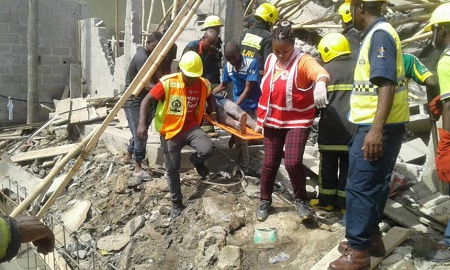 Residents in Shock as Baby Dies, Others Trapped in Building Collapse Tragedy in Lagos