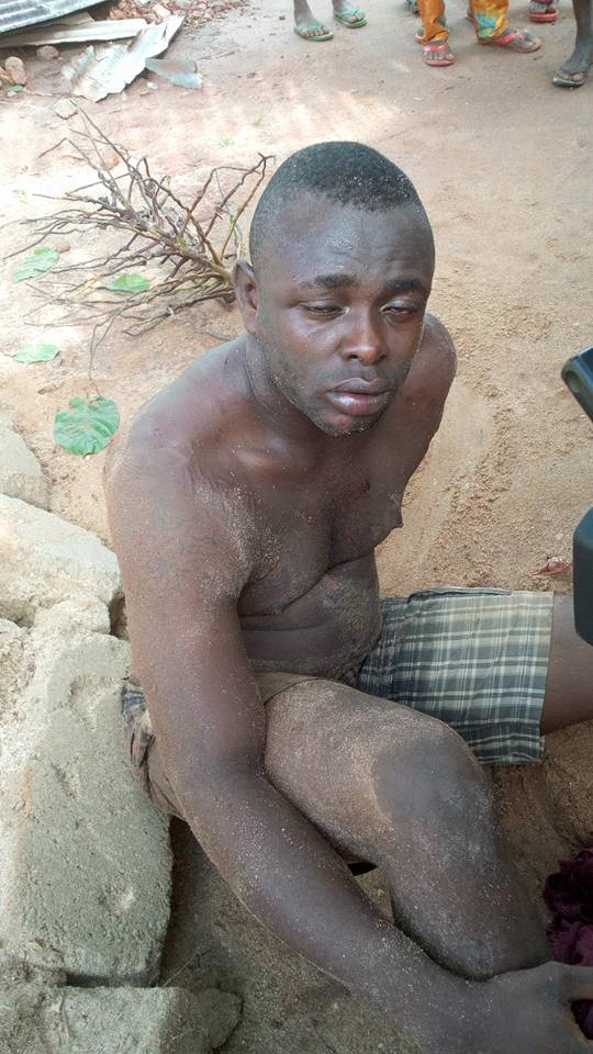 Photos: ABSU Graduate Caught R*ping Teenage Girl in Abia State
