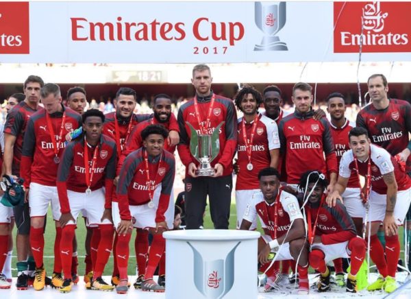 New signing, Alexandre Lacazette Scores as Arsenal Win Emirates Cup Despite Losing 2-1 to Sevilla in London