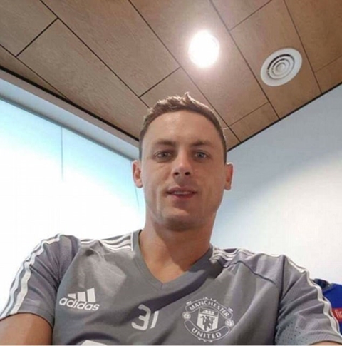 Photo: Chelsea Star, Matic Nears Manchester Switch as He Wears United Kit After Undergoing Medicals