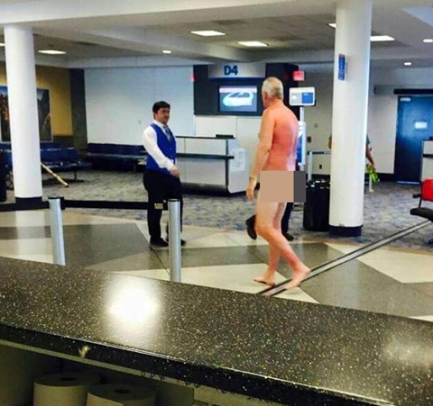 How a Passenger Stripped N*ked, Forced an Airline Flight from Las Vegas to Abort Take-off (Photo)