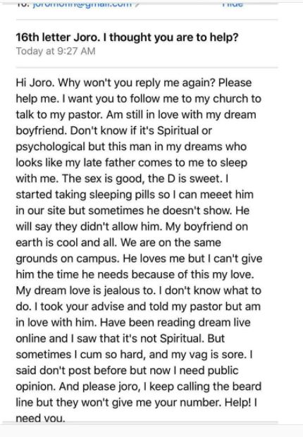 Girl Breaks Internet with Gist about Constant S*x with Spiritual Boyfriend