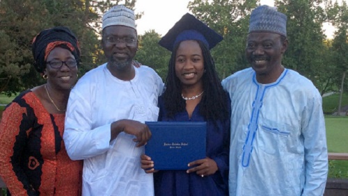 Chibok Girl Who Graduated from U.S. School Handed to Father