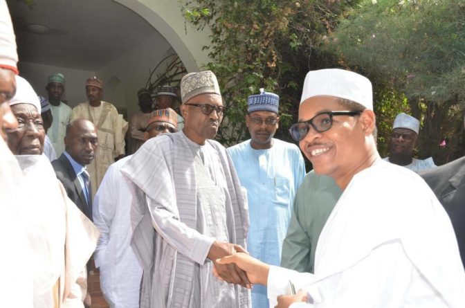 'Fake' Buhari Finally Meets Real Buhari in Katsina State (Photos)