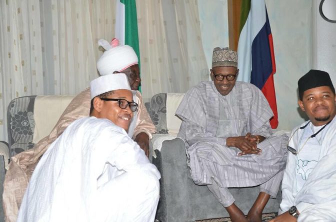 'Fake' Buhari Finally Meets Real Buhari in Katsina State (Photos)