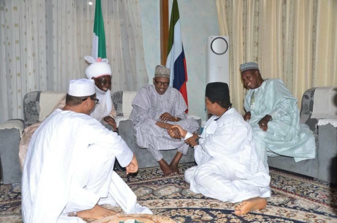 'Fake' Buhari Finally Meets Real Buhari in Katsina State (Photos)