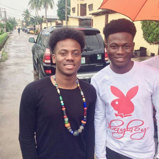 Singer, Korede Bello Finally Meets His Lookalike and They Look Like Twins (Photos)