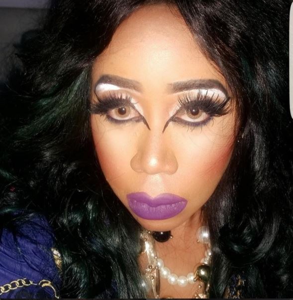 Nigerian Actress, Moyo Lawal Shares Awkward Make-up Photo on Instagram