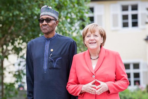 President Buhari Congratulates German Chancellor, Angela Merkel Over Her Recent Victory at The Polls