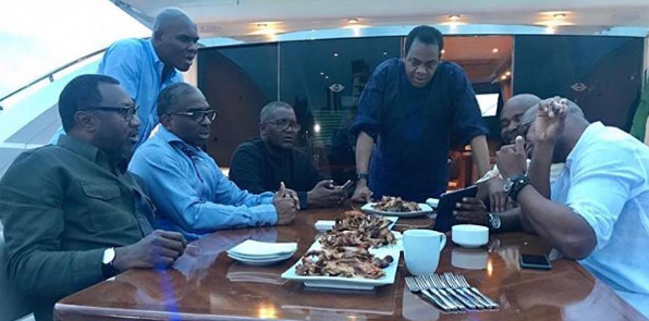 Billionaires Only: Dangote celebrates Sallah with Fellow Billionaires on his Yacht