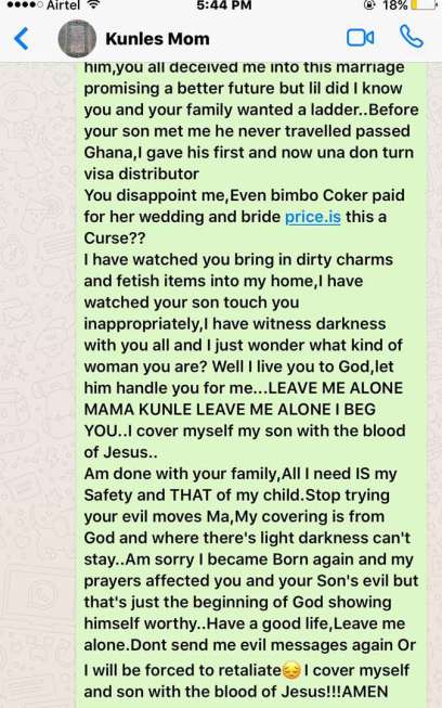 'I Paid My Own Bride Price' - Tonto Dikeh Reveals in Leaked Whatsapp Chat with Her Mother-in-Law