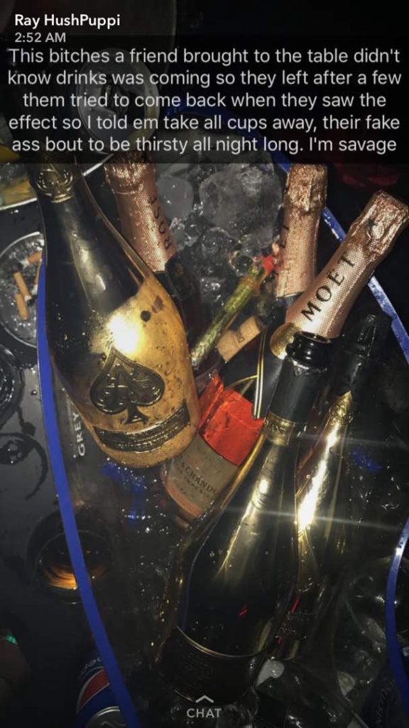 Hushpuppi spends over N2.3 million at a club in Victoria Island (photos)