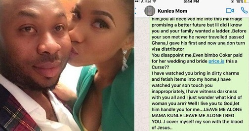"I Watched Churchill Touch His Mother Inappropriately" - Tonto Dikeh Spills More