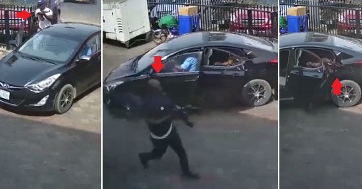 Video: CCTV Footage Of A Robbery Attack In Zenith Bank Surfaces Online