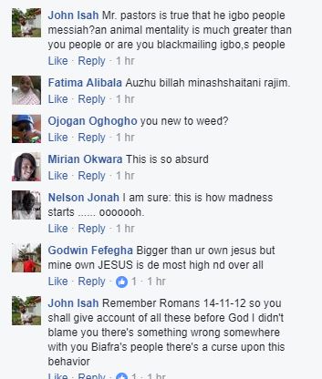 Read This Shocking Thing A Biafran Posted On Facebook