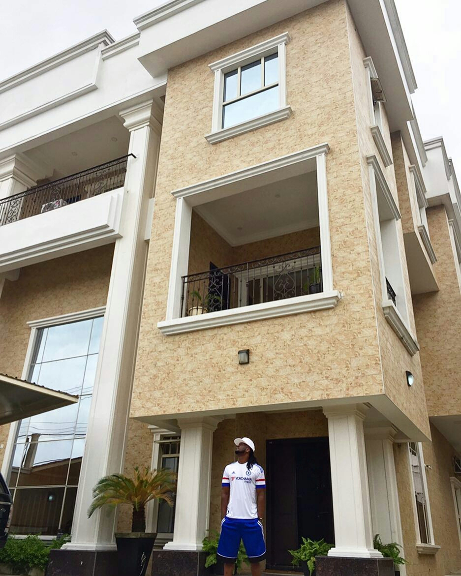 Paul Okoye shows off exterior of his beautiful mansion