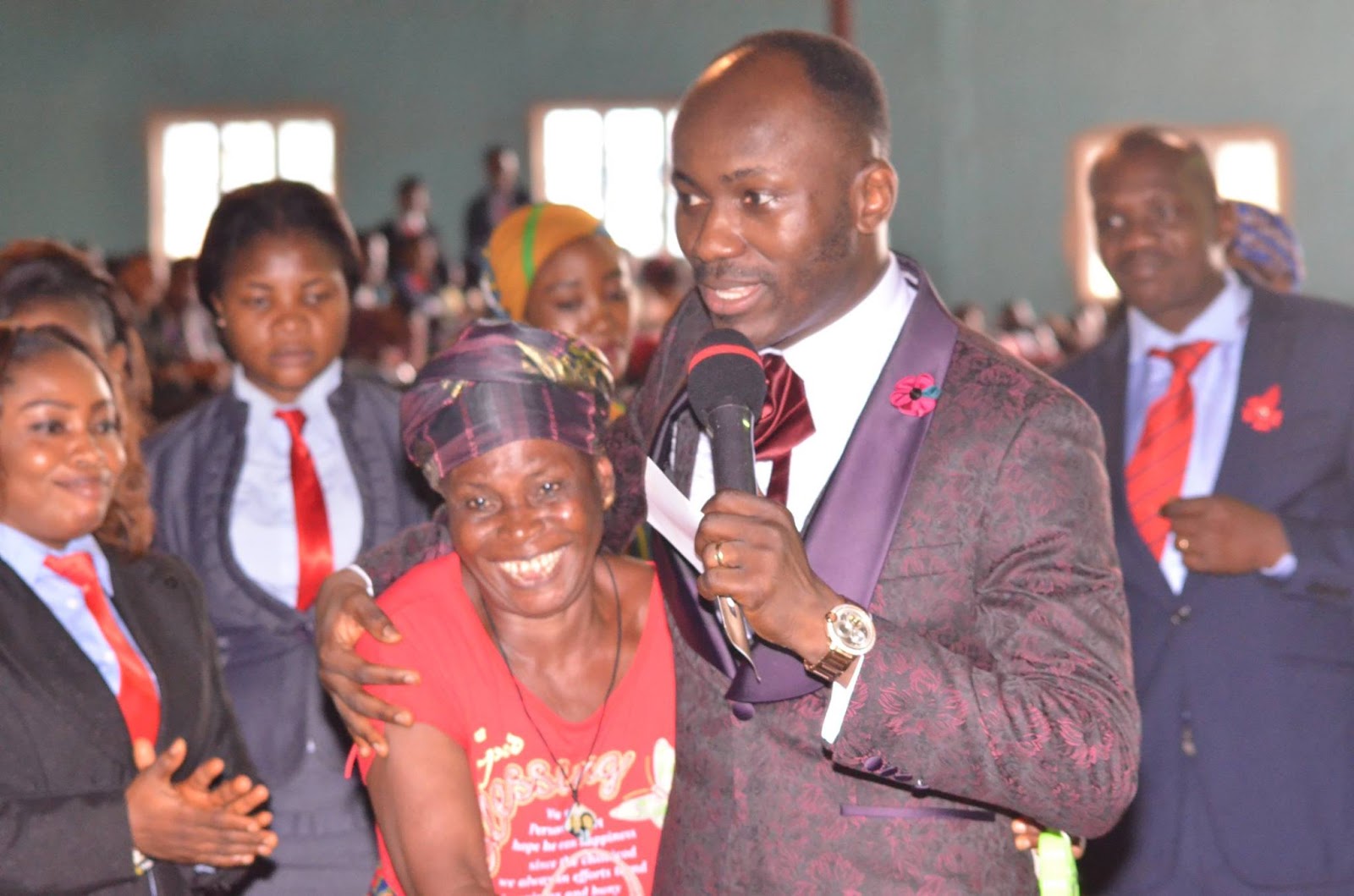 Apostle Suleman Places Elderly Woman On N50,000 Lifetime Salary