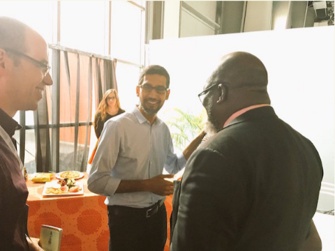 See These Photos Of Google CEO, Sundar Pichai, In Lagos