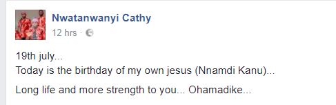 Biafran Agitator says F**K Jesus , Declares Nnamdi Kanu as his own jesus