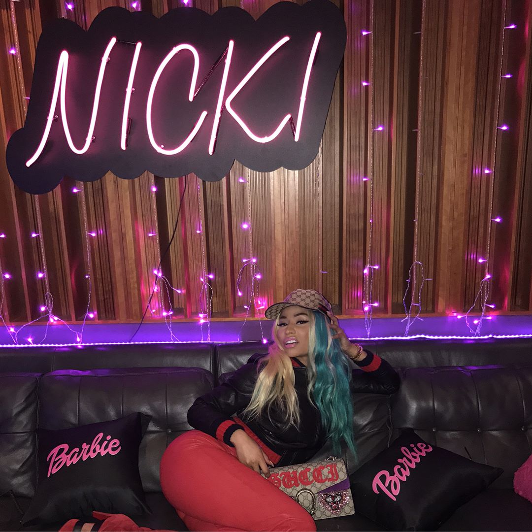 Nicki Minaj Shares Photo Chilling With Wizkid On Instagram