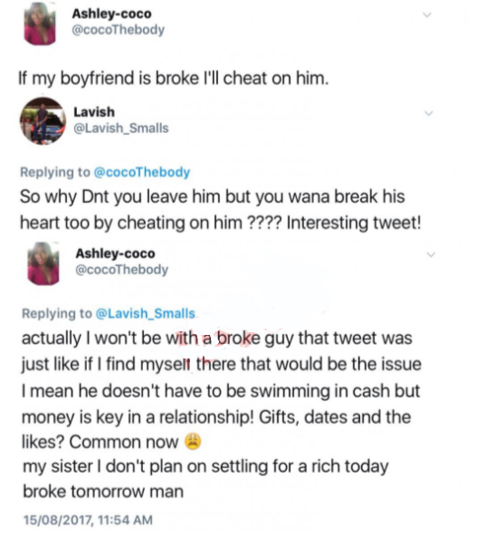 'I Will Cheat On My Boyfriend If He Is Broke' - Nigerian Lady Says (Photo)