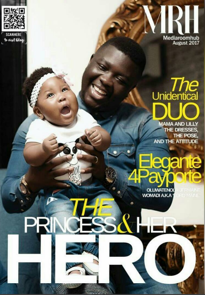 Seyi Law And Daughter Slays On The Cover Of Media Room Hub Magazine (Photo)