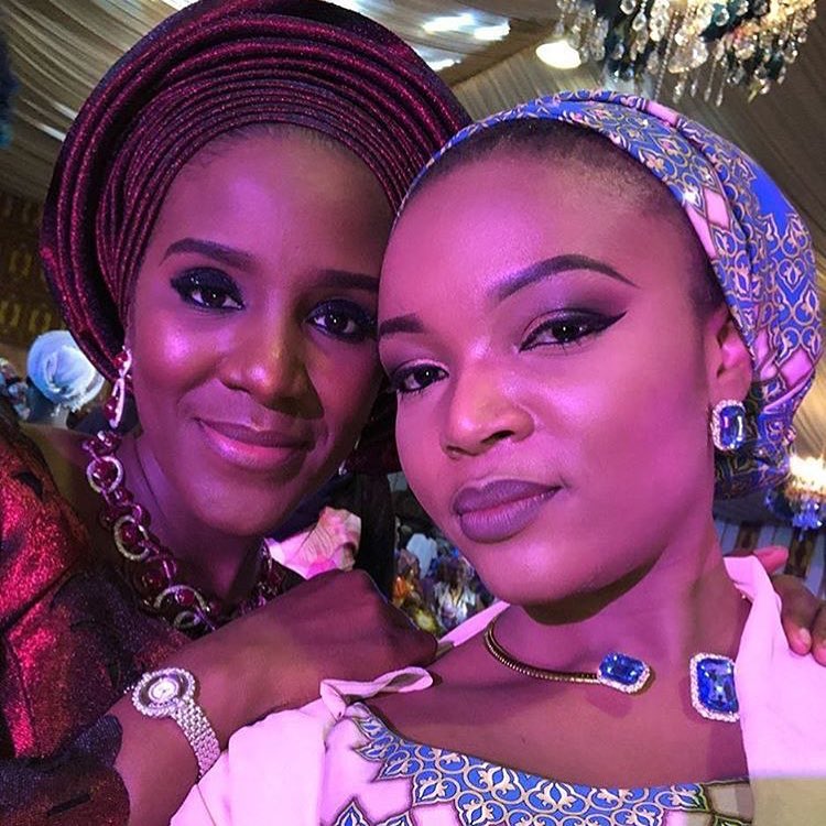 Photos from billionaire daughter, Fatima Dangote's wedding to Jamil Abubakar.