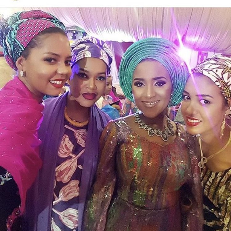 Photos from billionaire daughter, Fatima Dangote's wedding to Jamil Abubakar.