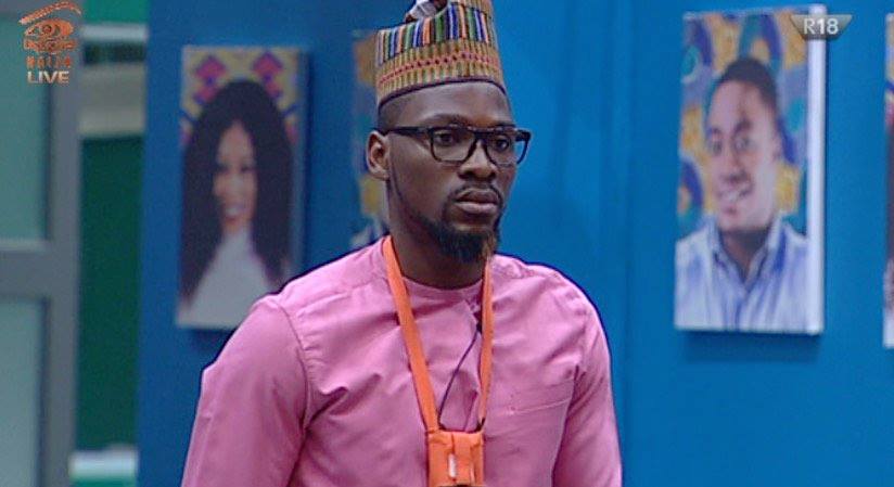 #BBNaija: Tobi close to disqualification from the Big Brother house as he gets two strikes.